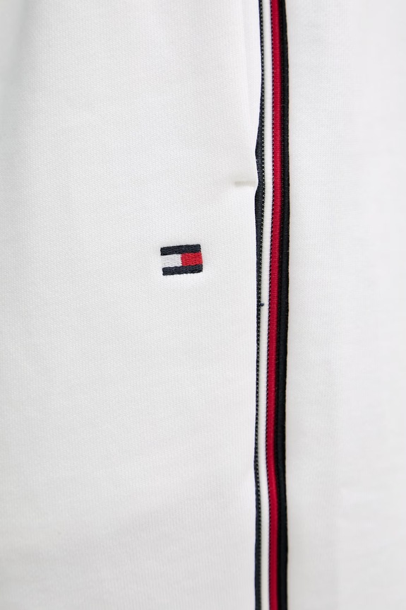 Tommy Hilfiger szorty dresowe męskie bawełniane biały MW0MW42883