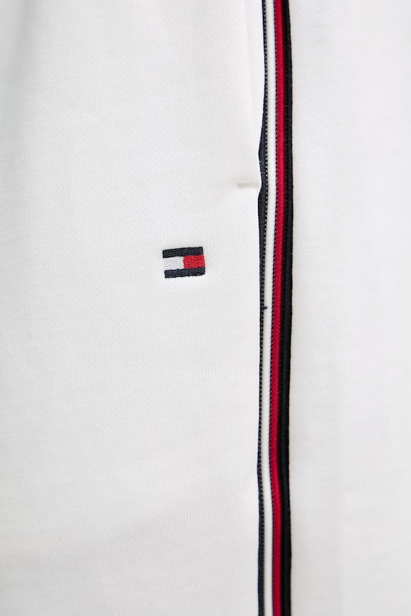 Tommy Hilfiger szorty dresowe męskie bawełniane biały MW0MW42883
