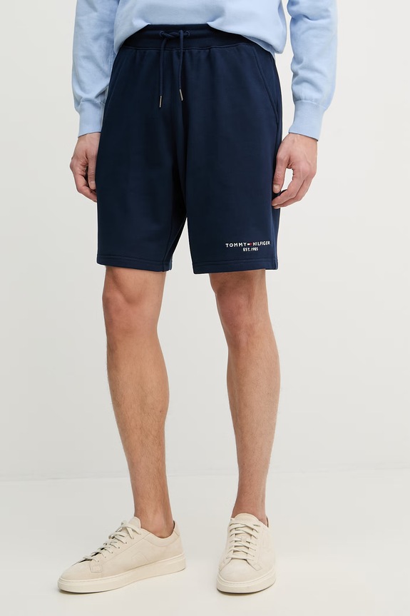 Tommy Hilfiger sportske kratke hlače muške pamukne mornarsko plava MW0MW43068