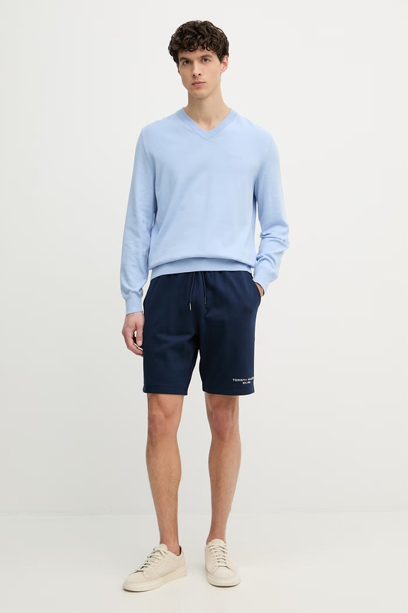 Tommy Hilfiger sportske kratke hlače muške pamukne MW0MW43068 mornarsko plava SS26