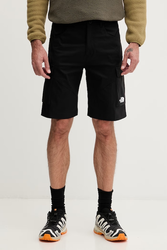 The North Face Exploration Cargo pantaloni scuți cargo pentru bărbați negru NF0A8EC7JK31