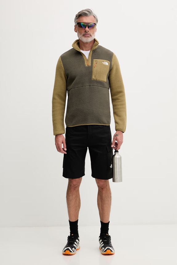 The North Face Exploration Cargo pantaloni scuți cargo pentru bărbați NF0A8EC7JK31 negru SS26