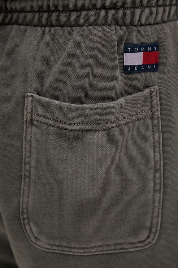 Tommy Jeans szorty dresowe męskie bawełniane szary DM0DM22696