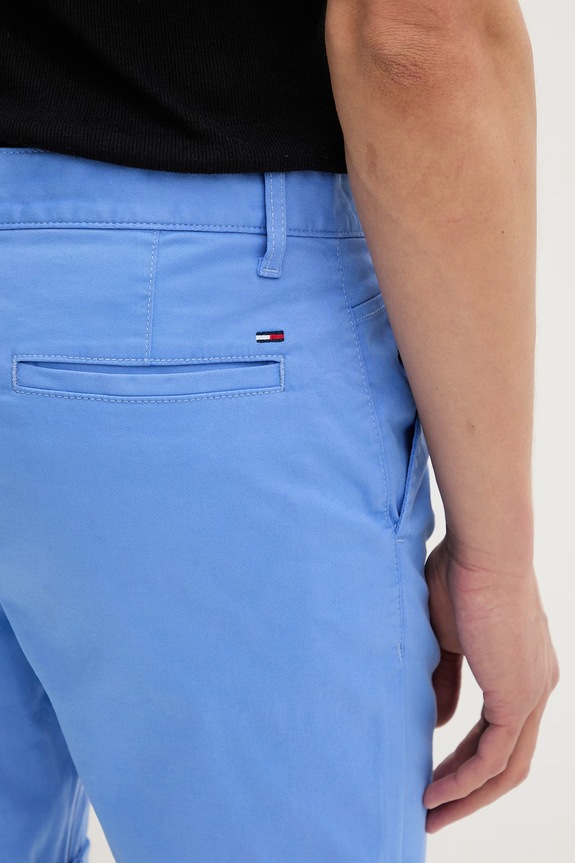 Tommy Jeans szorty chino męskie bawełniane z elastanem granatowy DM0DM22827