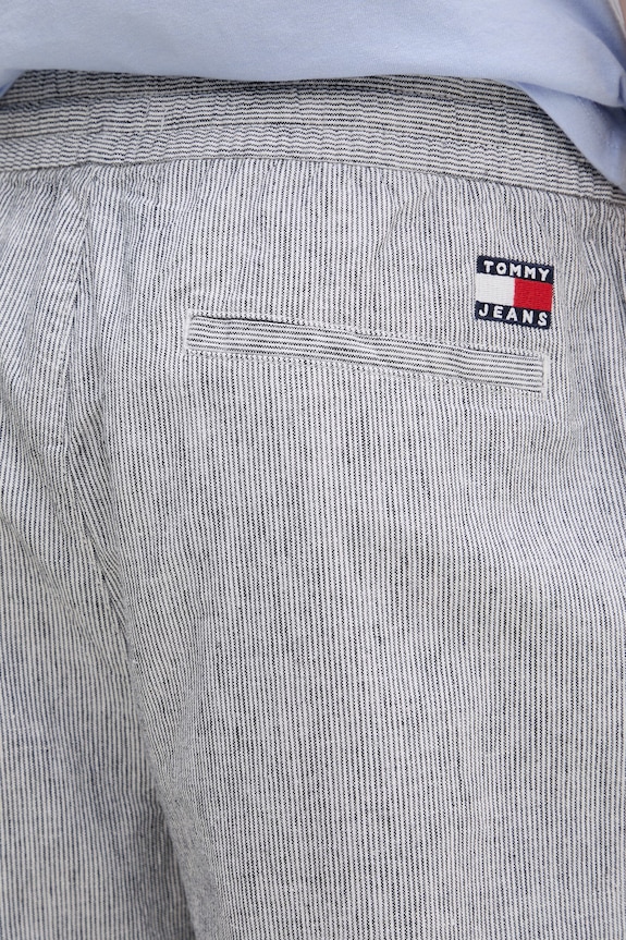 Tommy Jeans szorty chino męskie bawełniane z elastanem granatowy DM0DM22827