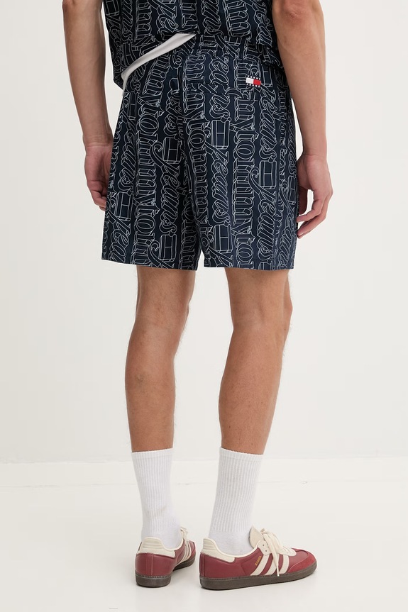 Odzież Tommy Jeans szorty męskie bawełniane DM0DM22829 granatowy