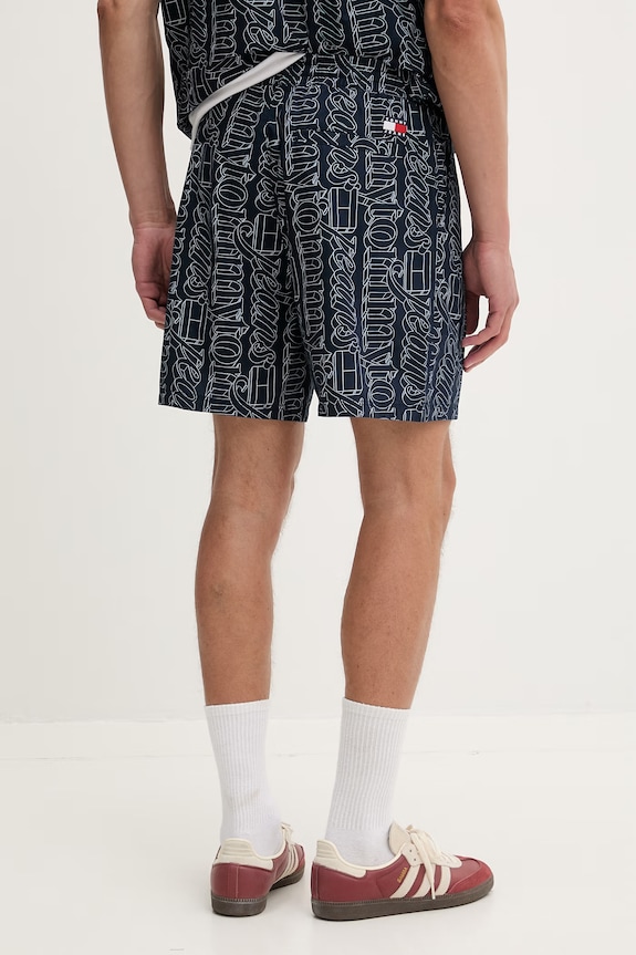 Odzież Tommy Jeans szorty męskie bawełniane DM0DM22829 granatowy