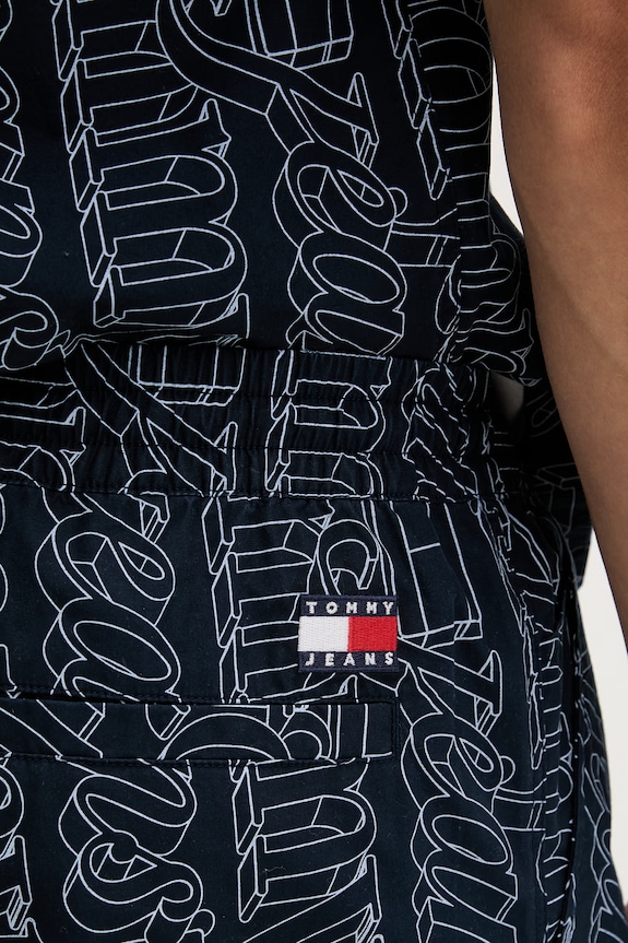 Tommy Jeans szorty męskie bawełniane granatowy DM0DM22829