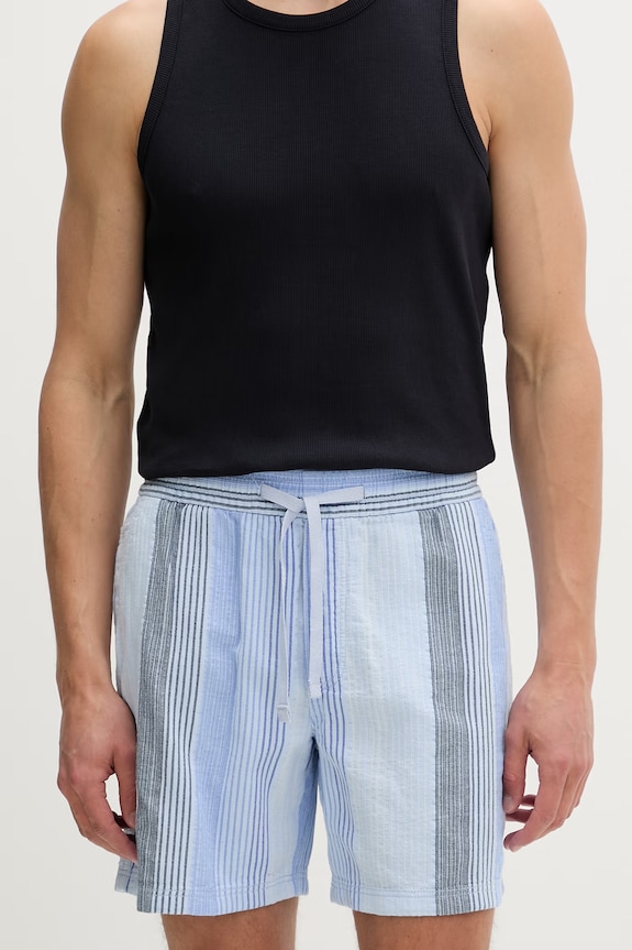 Tommy Jeans szorty męskie bawełniane niebieski DM0DM22830