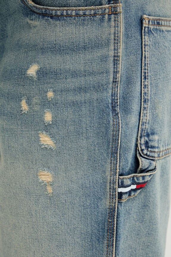 Tommy Jeans szorty męskie jeansowe DM0DM22993 niebieski