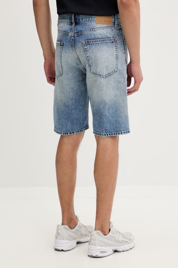 Oblečenie Tommy Jeans šortky pánske rifľové DM0DM23065 modrá