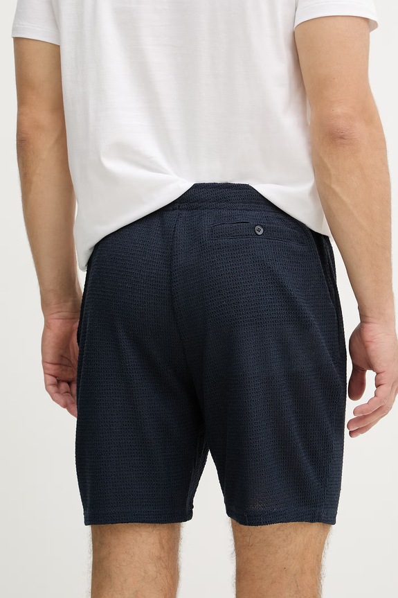 Oblečenie Calvin Klein šortky pánske s viskózou LV00NM2987 tmavomodrá