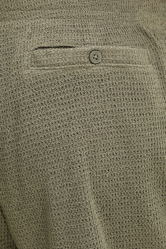 Calvin Klein szorty męskie z wiskozą zielony LV00NM2987