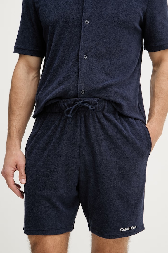 Calvin Klein šortky pánske tmavomodrá LV00NM2989