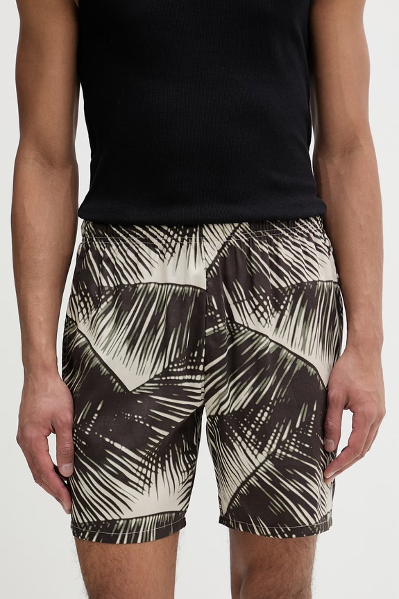 Calvin Klein šortky pánske s modalom zelená LV00NM2992