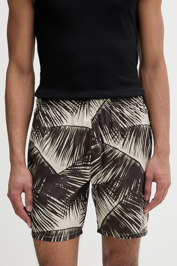 Calvin Klein šortky pánske s modalom zelená LV00NM2992