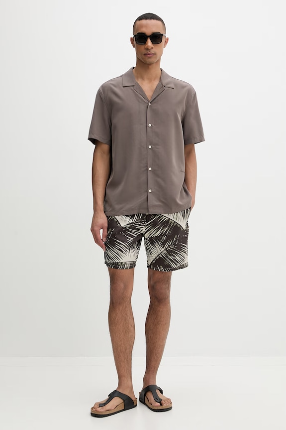 Calvin Klein šortky pánske s modalom LV00NM2992 zelená SS26