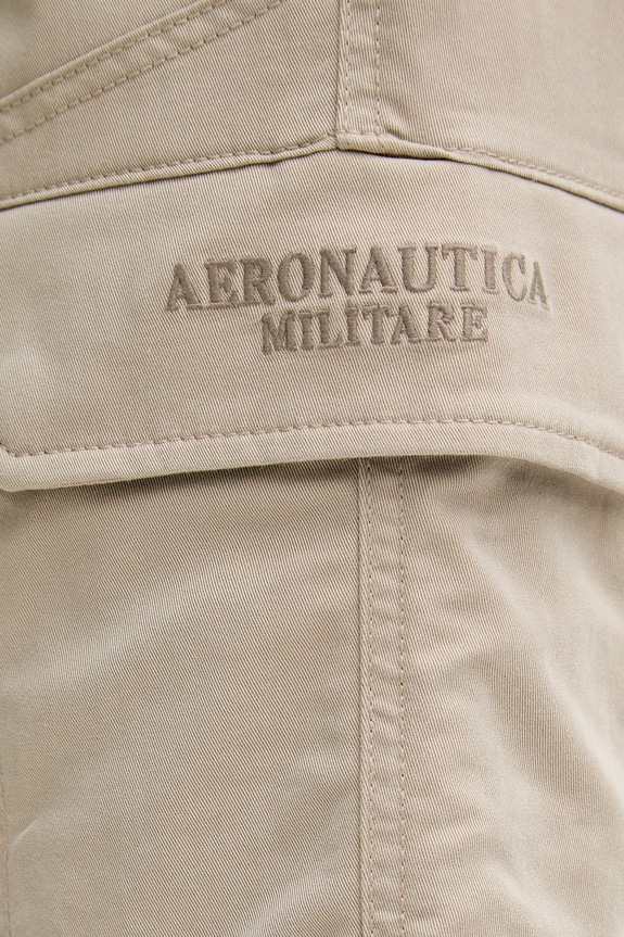 Aeronautica Militare pantaloni scuți cargo pentru bărbați bej BE0285UCT04301