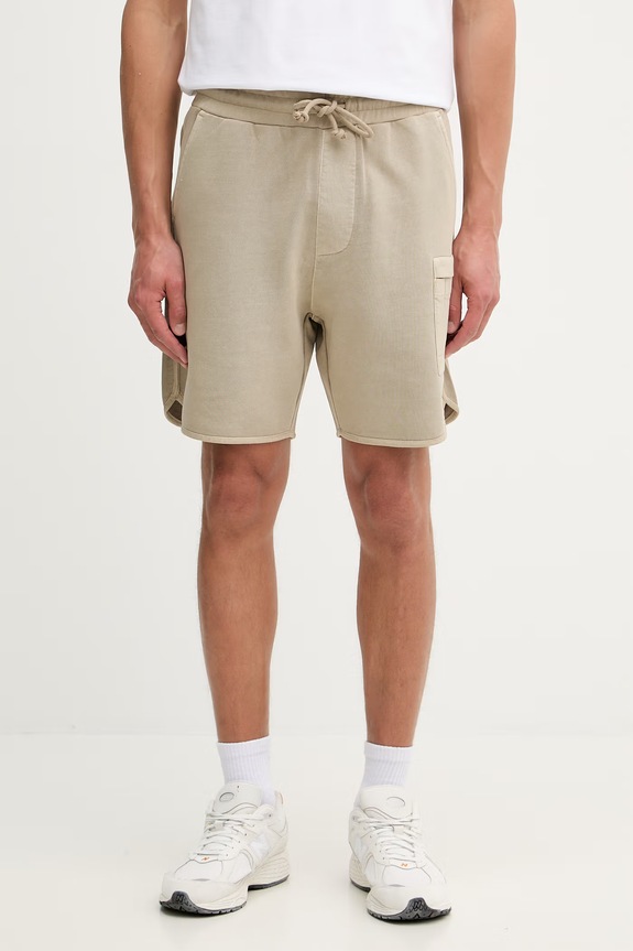 Aeronautica Militare σορτς Ανδρικά βαμβακερά μπεζ BF0029UF00676