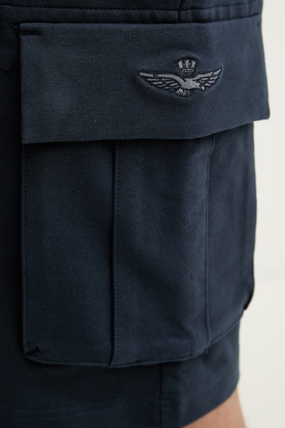 Σορτς Aeronautica Militare σκούρο μπλε BF0031UF00674