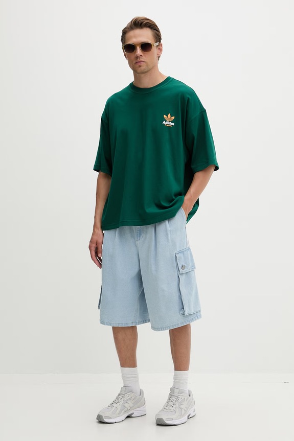 adidas Originals cargo kratke hlače moške denim ADILENIUM SEASON 5.0 KX4823 modra SS26