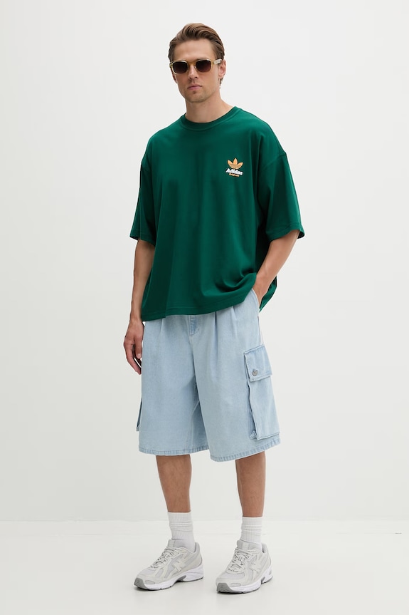 adidas Originals cargo kratke hlače moške denim ADILENIUM SEASON 5.0 KX4823 modra SS26