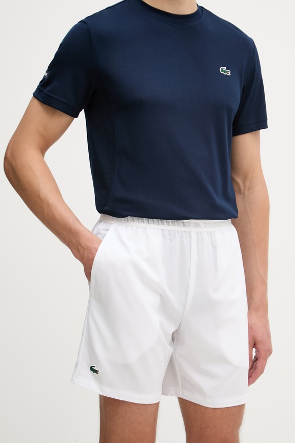 Lacoste pantaloni scurți bărbați alb GH9961