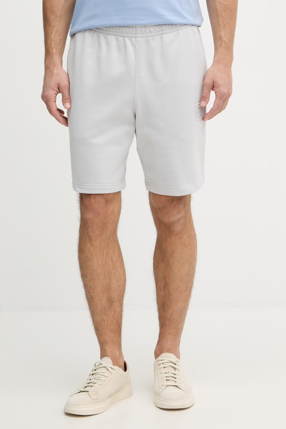 Lacoste szorty dresowe męskie bawełniane szary GH0788