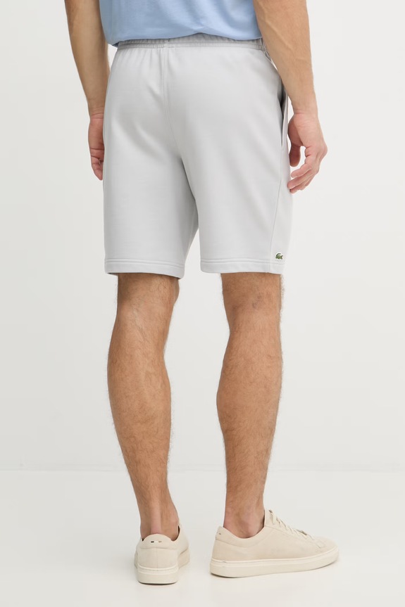 Odzież Lacoste szorty dresowe męskie bawełniane GH0788 szary