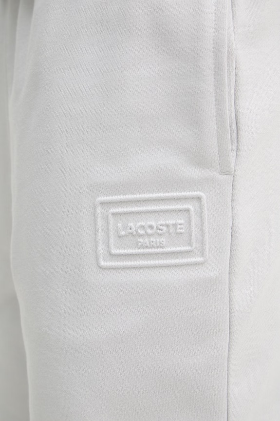 Lacoste szorty dresowe męskie bawełniane GH0788 szary