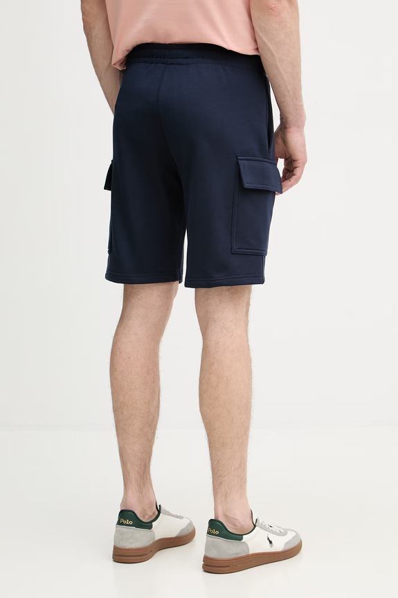 Îmbrăcăminte Lacoste pantaloni scurți de trening bărbați din bumbac GH9743 bleumarin