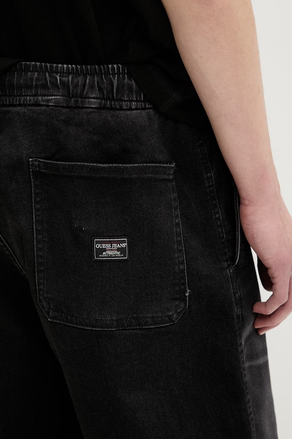 Guess Jeans pantaloncini da uomo nero M6GD35.D8003