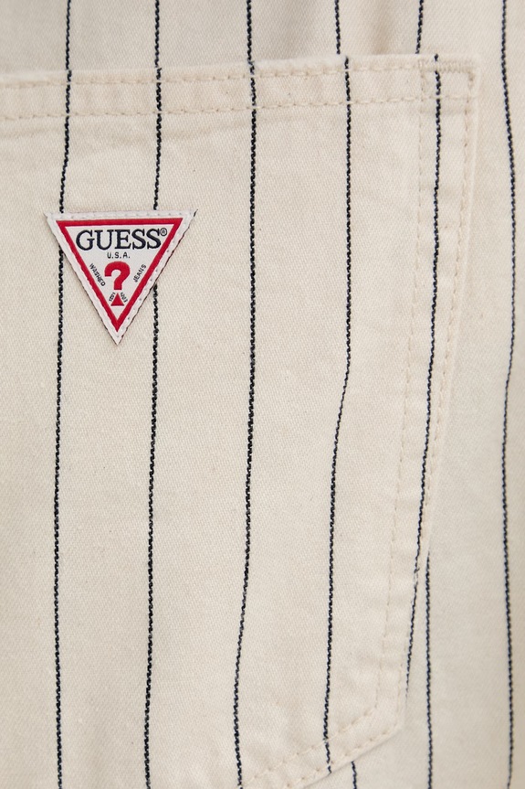 Guess Jeans szorty męskie bawełniane beżowy M6GD39.D7961