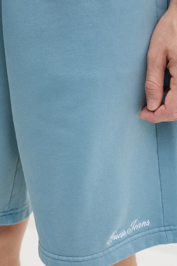 Guess Jeans трикотажні шорти чоловічі бавовняні блакитний M6GD49.KCPR1