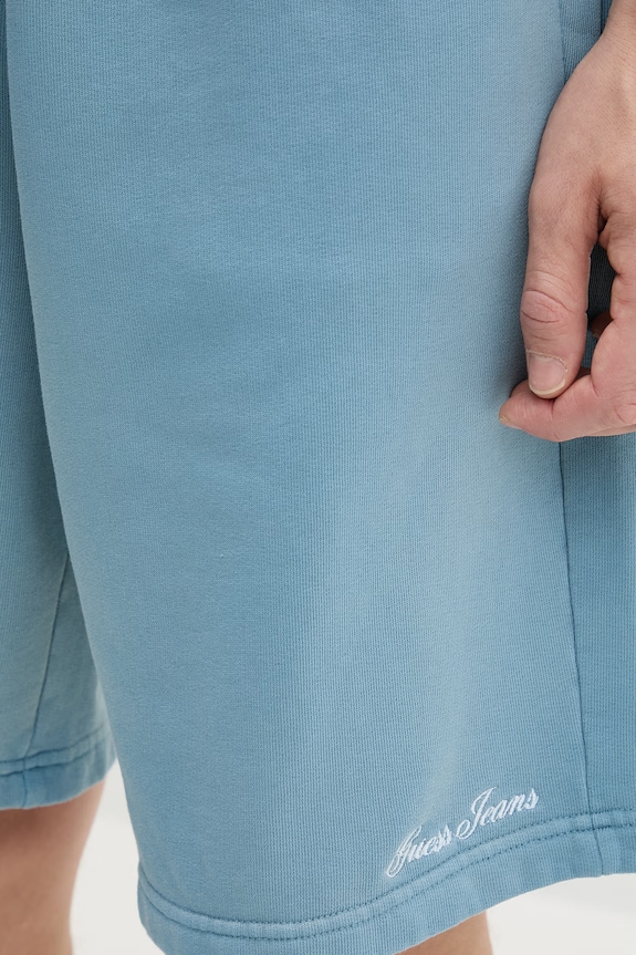 Guess Jeans трикотажні шорти чоловічі бавовняні блакитний M6GD49.KCPR1