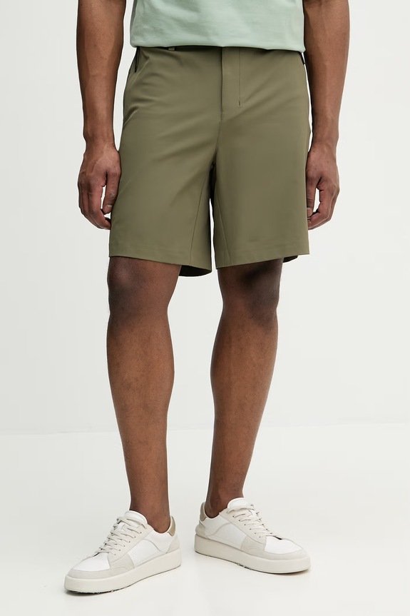 BOSS Green pantaloni scurți BOSS X PORSCHE panza verde 50559983