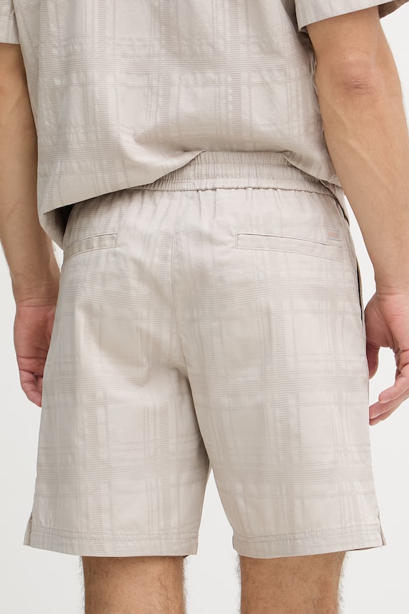 Abbigliamento BOSS Orange pantaloncini chino da uomo in cotone 50559371 beige