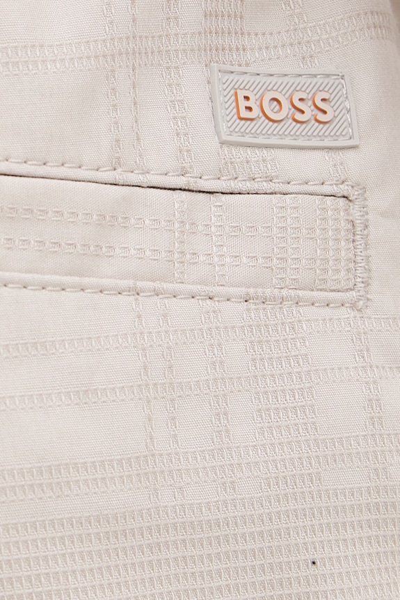 BOSS Orange σορτς chino ανδρικά βαμβακερά μπεζ 50559371