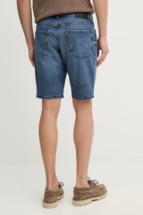 Îmbrăcăminte BOSS Orange pantaloni scurți pentru bărbați, din denim 50559891 albastru