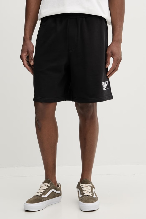 Vans szorty dresowe męskie bawełniane czarny VN000W14BLK1
