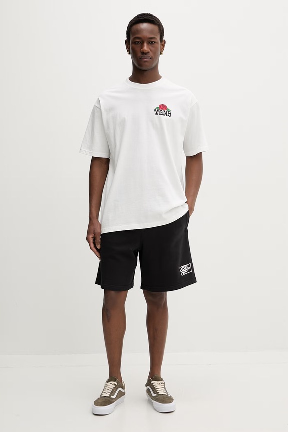 Vans szorty dresowe męskie bawełniane VN000W14BLK1 czarny SS26