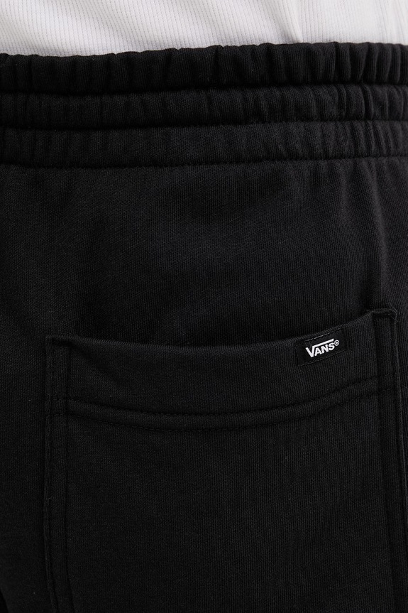 Vans teplákové šortky pánske s bavlnou čierna VN000W16BLK1
