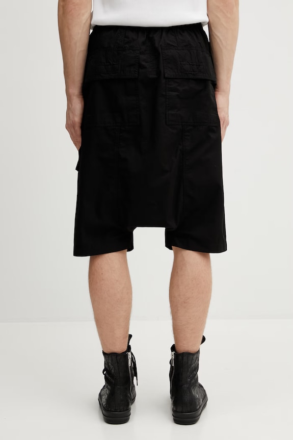 Îmbrăcăminte Rick Owens DRKSHDW Creatch Cargo Pods pantaloni scuți cargo pentru bărbați DU01F4382.CR negru