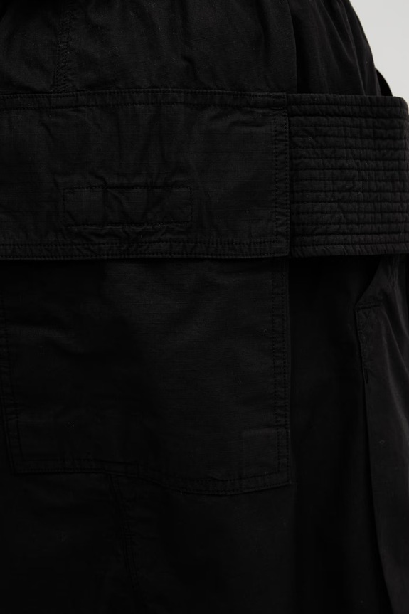 Rick Owens DRKSHDW Creatch Cargo Pods pantaloni scuți cargo pentru bărbați negru DU01F4382.CR