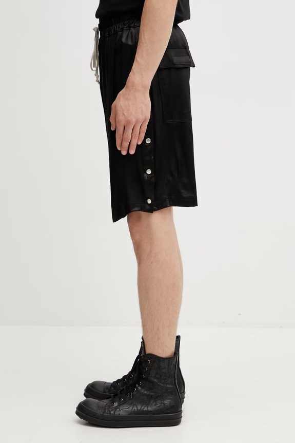 Rick Owens DRKSHDW Wide Pusher шорты для мужчин DU01F4373.JL чёрный SS26
