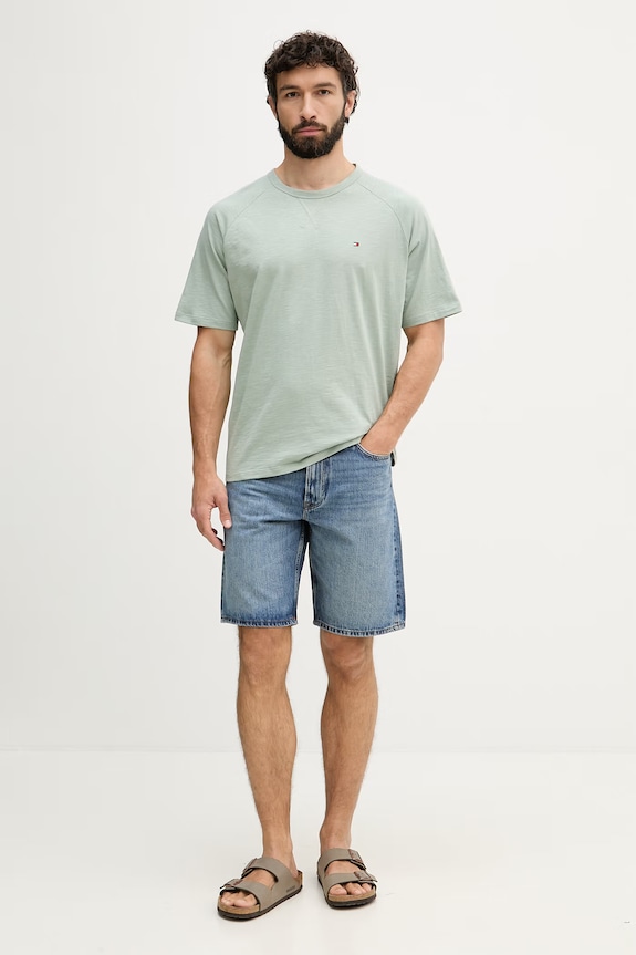 Tommy Hilfiger šortky pánské džínové MW0MW42557 modrá SS26