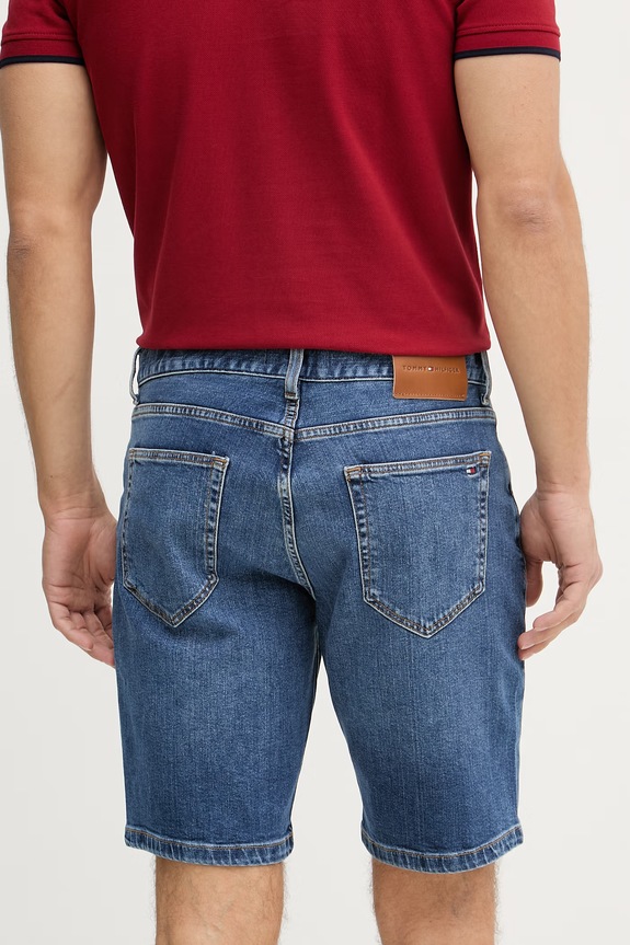 Odjeća Tommy Hilfiger muške kratke hlače od trapera MW0MW42558 plava
