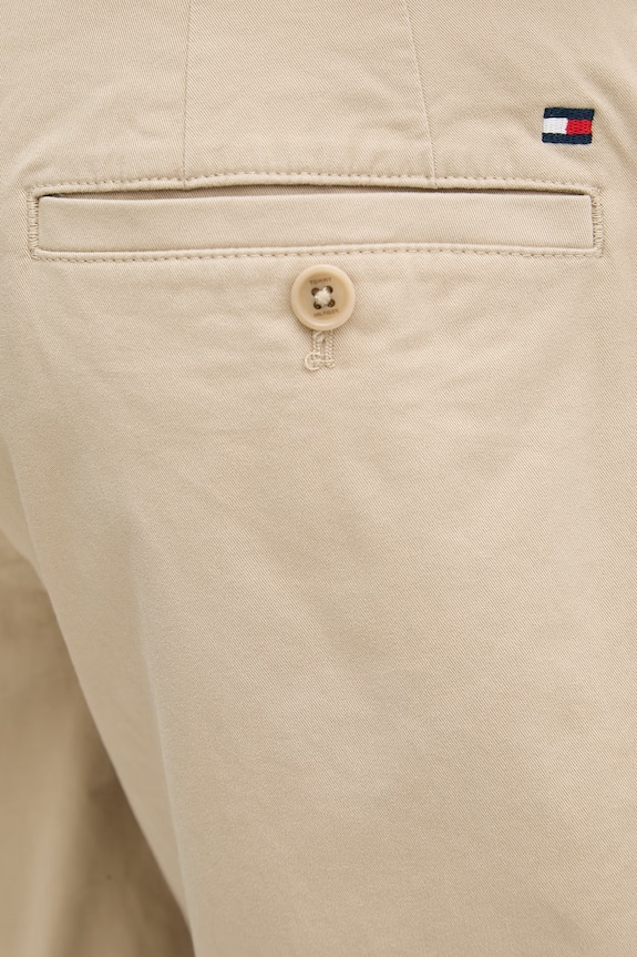 Tommy Hilfiger kratke hlače muške od pamuka s elastanom MW0MW42349 bež