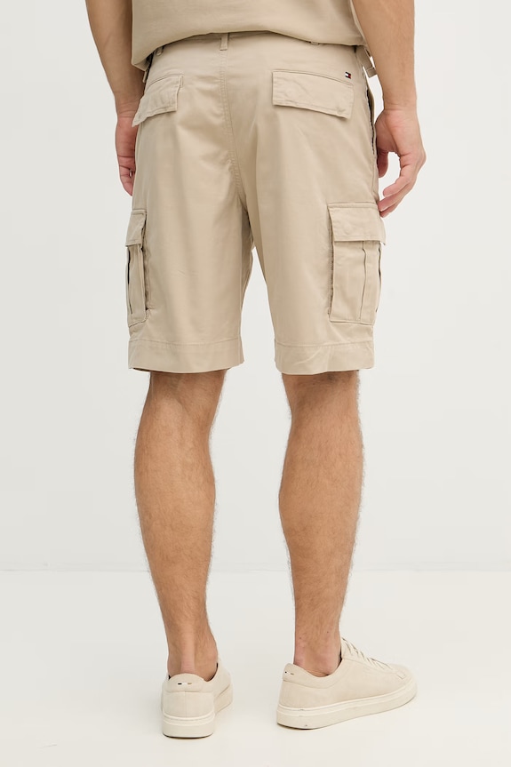 Oblečenie Tommy Hilfiger Šortky cargo pánske s bavlnou MW0MW42350 béžová
