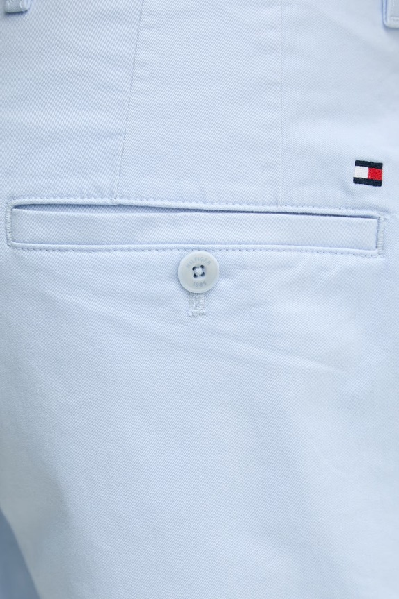 Tommy Hilfiger σορτς Ανδρικά βαμβάκι με ελαστάν μπλε MW0MW42351